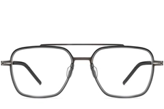 Gafas de titanio gris aviador #BS1913-0259