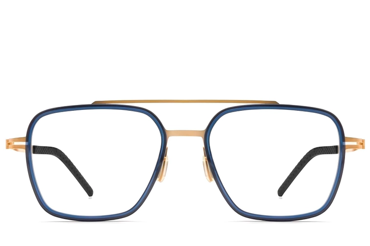 Aviator Blue Titanium Glasses #BS1913-0260