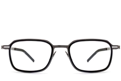Gafas rectangulares de titanio negro #BS1913-0267
