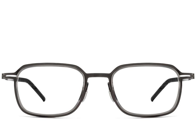 Gafas rectangulares de titanio gris #BS1913-0269