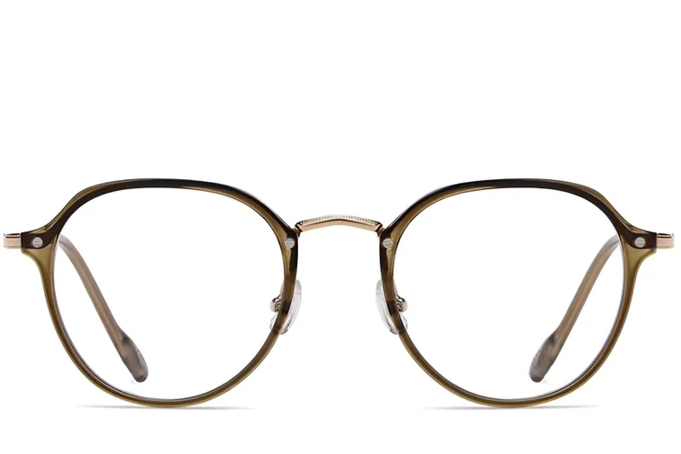Oval Brown TR90 Glasses #BS1913-0271