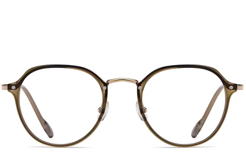 Gafas ovaladas TR90 marrones #BS1913-0271