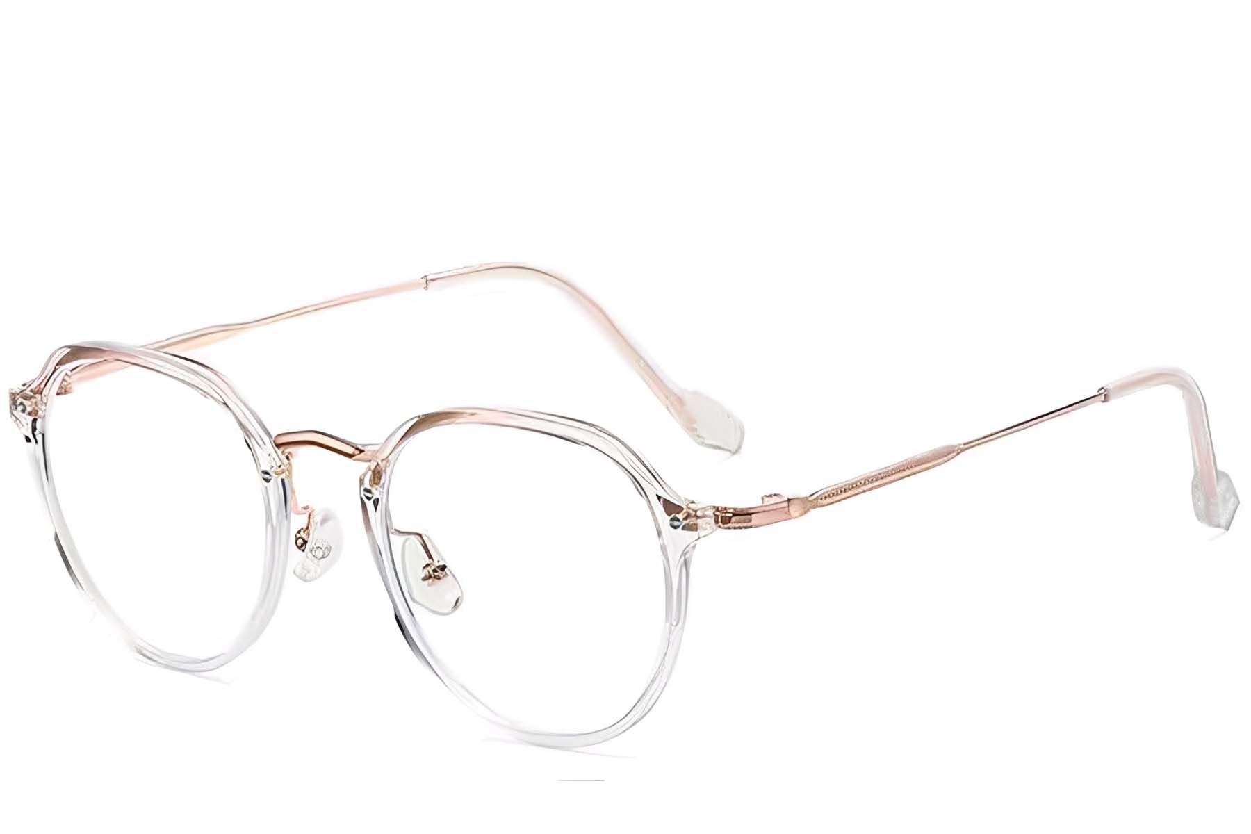 Gafas ovaladas TR90 rosas #BS1913-0272