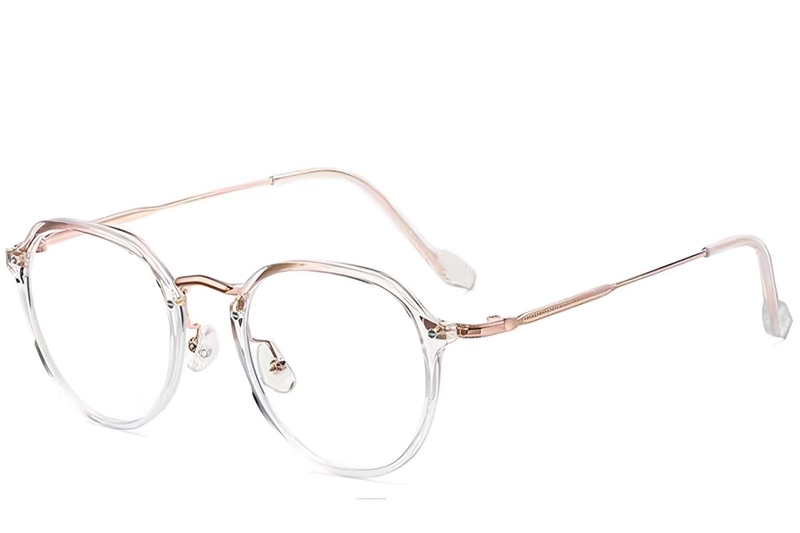 Oval Pink TR90 Glasses #BS1913-0272