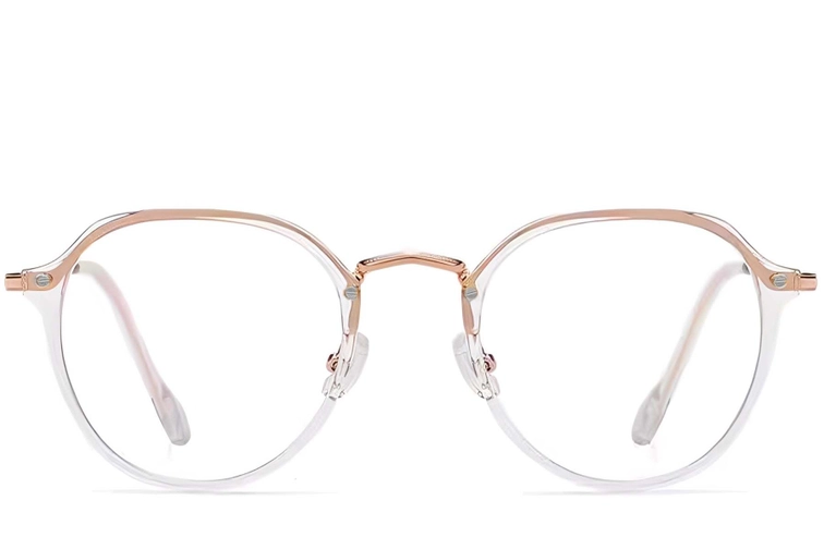 Oval Pink TR90 Glasses #BS1913-0272