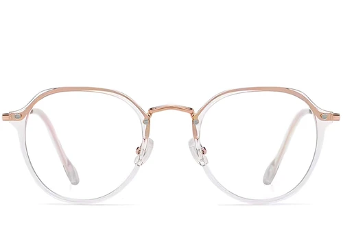 Oval Pink TR90 Glasses #BS1913-0272