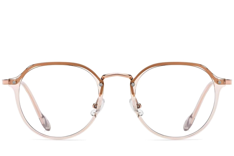 Oval Yellow TR90 Glasses #BS1913-0273