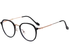 Gafas ovaladas negras TR90 #BS1913-0274