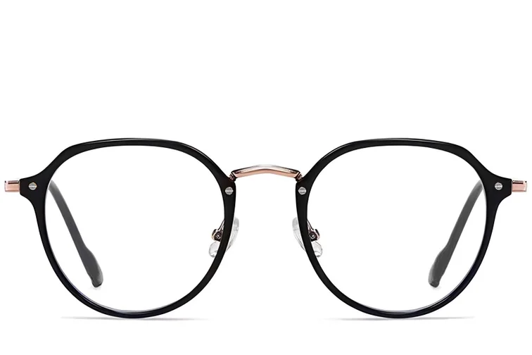 Lunettes ovales noires TR90 #BS1913-0274