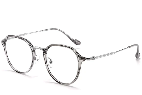 Oval Grey TR90 Glasses #BS1913-0275