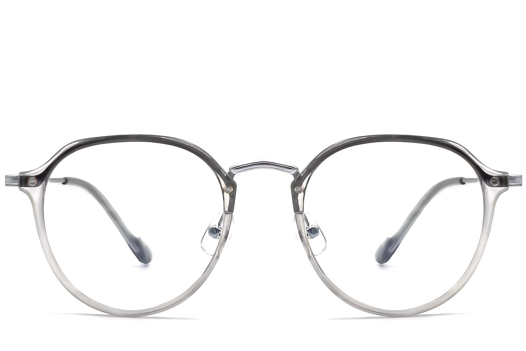 Oval Grey TR90 Glasses #BS1913-0275