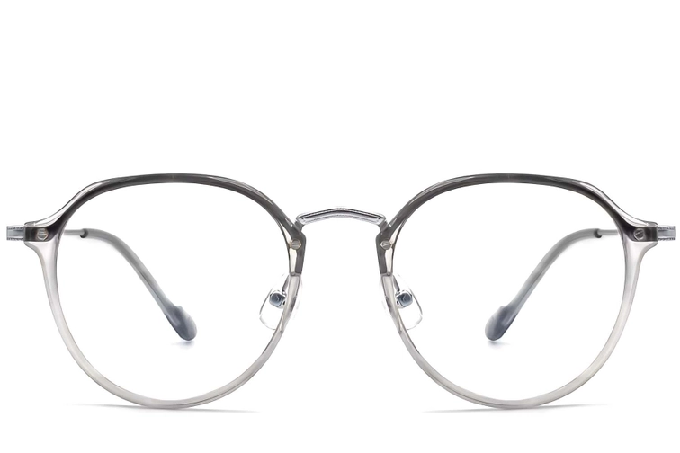 Oval Grey TR90 Glasses #BS1913-0275