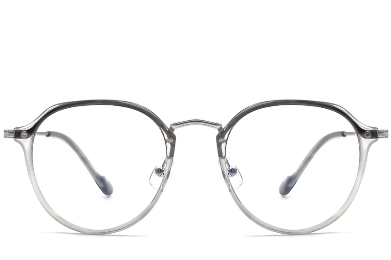 Oval Grey TR90 Glasses #BS1913-0275