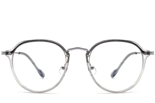 Oval Grey TR90 Glasses #BS1913-0275
