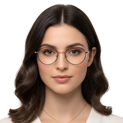 Oval Black Titanium Glasses #BS1913-0281