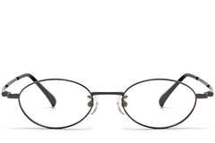 Oval Grey Titanium Glasses #BS1913-0283