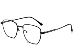 Rectangular Black Titanium Glasses #BS1913-0285