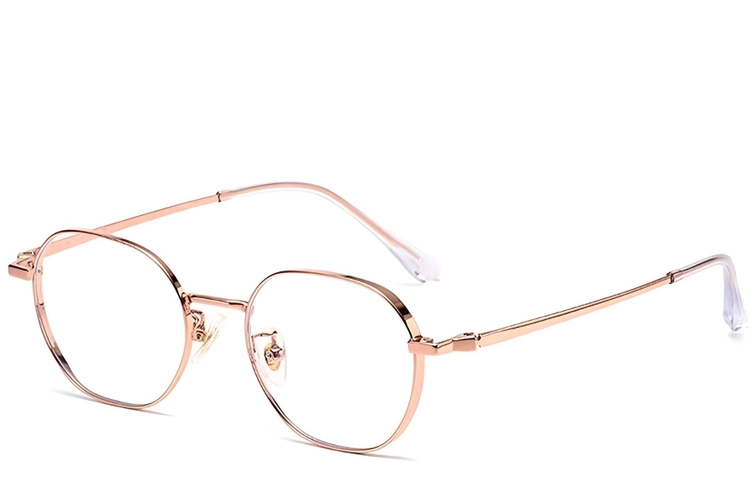 Geometric Pink Titanium Glasses #BS1913-0288
