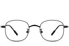 Oval Black Titanium Glasses #BS1913-0295