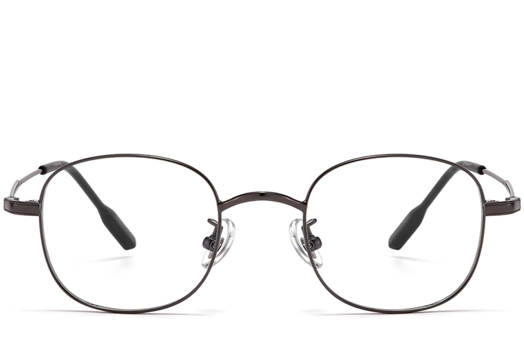 Oval Grey Titanium Glasses #BS1913-0298