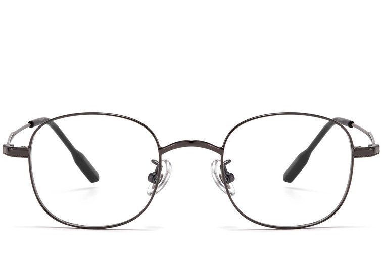 Oval Grey Titanium Glasses #BS1913-0298