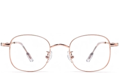 Oval Pink Titanium Glasses #BS1913-0299