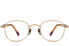 Oval Golden Titanium Glasses #BS1913-0306