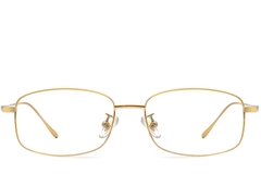 Rectangular Golden Titanium Glasses #BS1913-0313