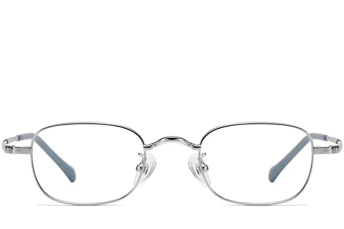 Rectangular Silver Titanium Glasses #BS1913-0322