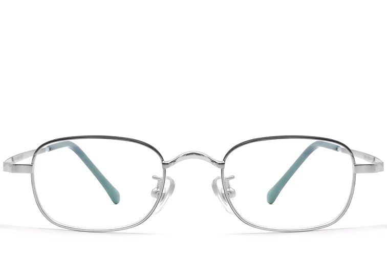 Rectangular Black Titanium Glasses #BS1913-0323