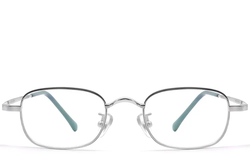 Rectangular Black Titanium Glasses #BS1913-0323