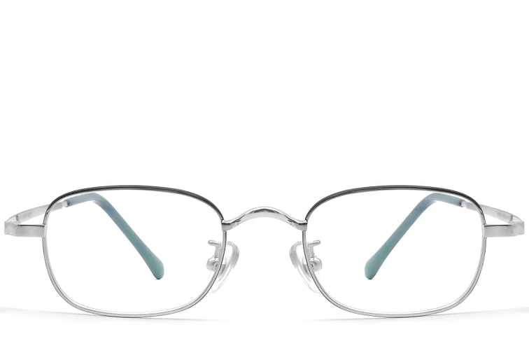 Gafas rectangulares de titanio negro #BS1913-0323