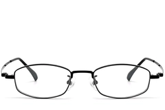 Rectangular Black Titanium Glasses #BS1913-0327