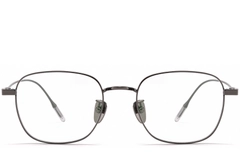 Gafas rectangulares de titanio gris #BS1913-0332