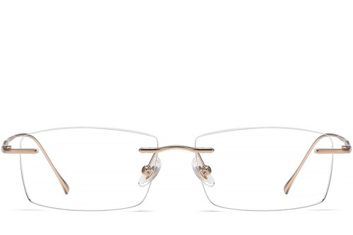 Invisible Pink Titanium Glasses #BS1913-0334