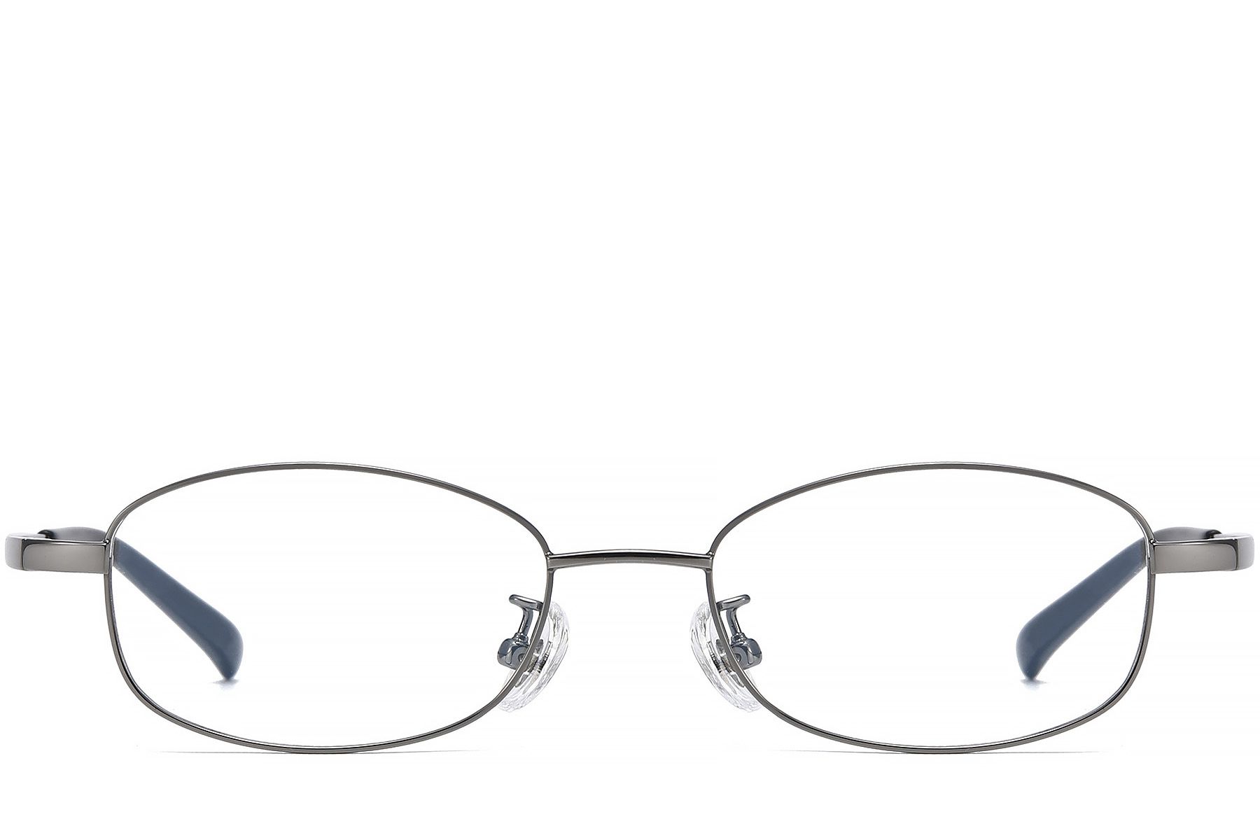 Rectangular Gray Titanium Glasses #BS1913-0338