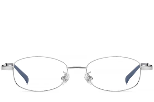 Rectangular Silver Titanium Glasses #BS1913-0340