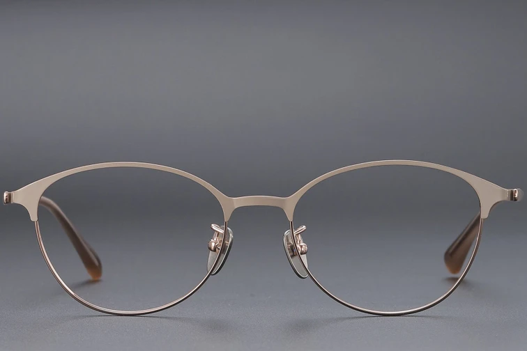 Oval Pink Titanium Glasses #BS1913-0367