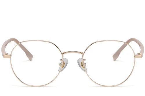 Lunettes géométriques en métal doré #BS1913-0380