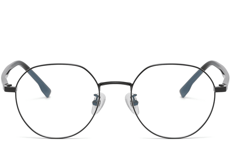 Lunettes géométriques en métal noir #BS1913-0382