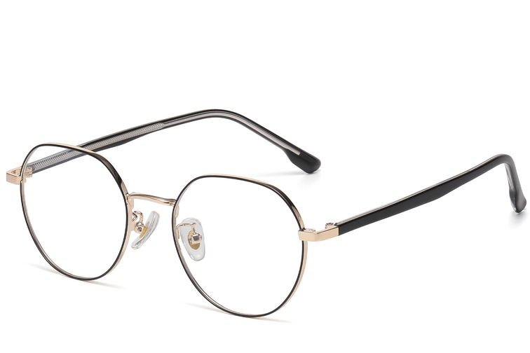 Geometric Black Metal Glasses #BS1913-0383