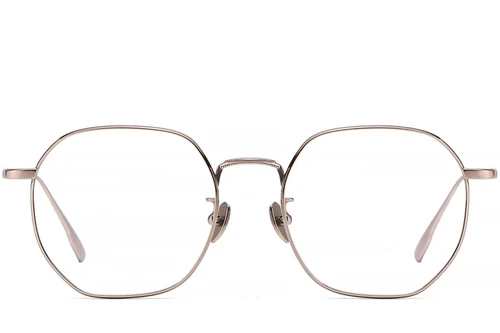 Geometric Pink Titanium Glasses #BS1913-0445