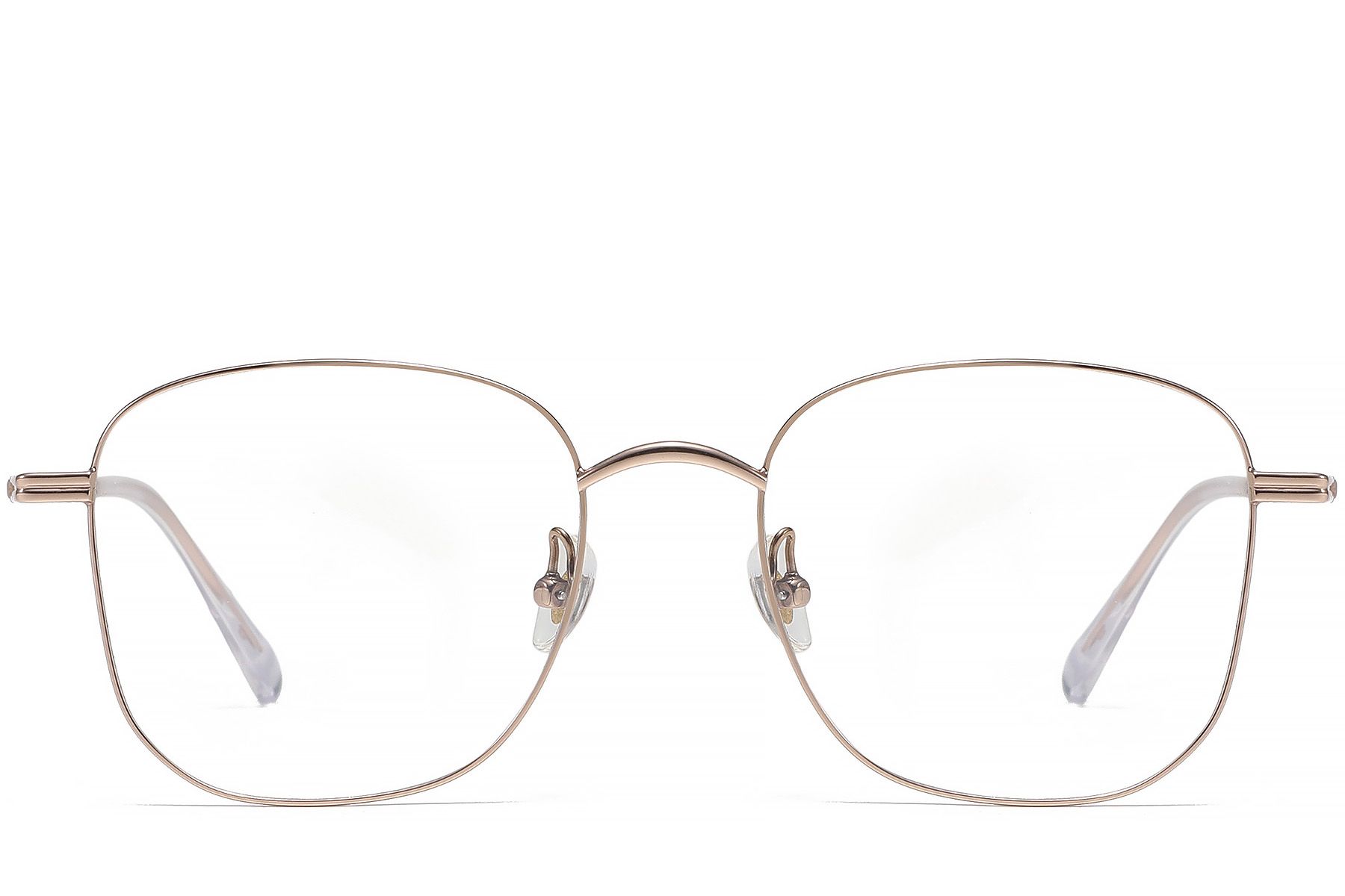 Geometric Pink Titanium Glasses #BS1913-0467