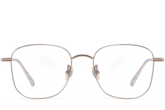 Gafas geométricas de titanio rosa #BS1913-0467