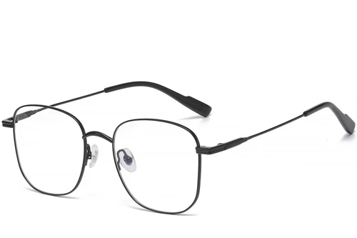 Geometric Black Titanium Glasses #BS1913-0470