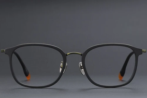 Rectangular Green Titanium Glasses #BS1913-0480