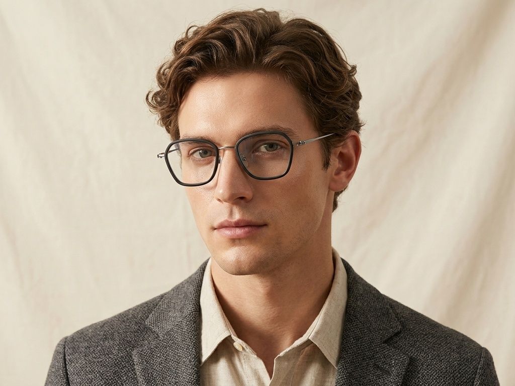 Butterfly Black Titanium Glasses #BS1913-0504