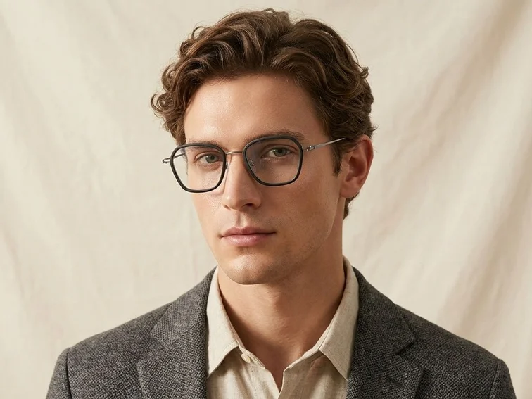 Butterfly Black Titanium Glasses #BS1913-0504