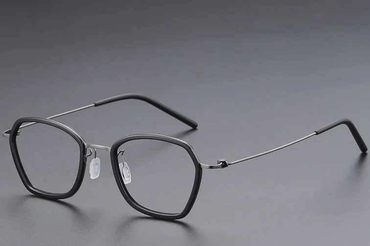 Butterfly Black Titanium Glasses #BS1913-0504