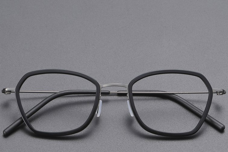 Butterfly Black Titanium Glasses #BS1913-0504